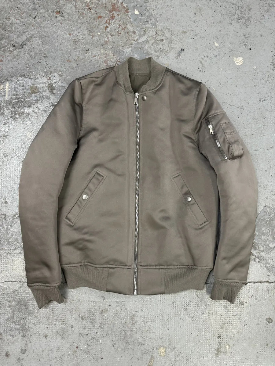 Rick Owens Grey Astro Bomber Jacket niekCWn 0