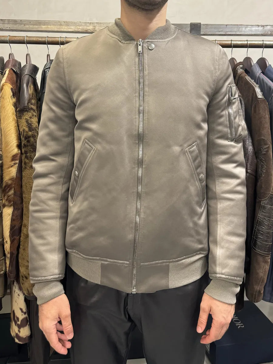 Rick Owens Grey Astro Bomber Jacket niekCWn 2