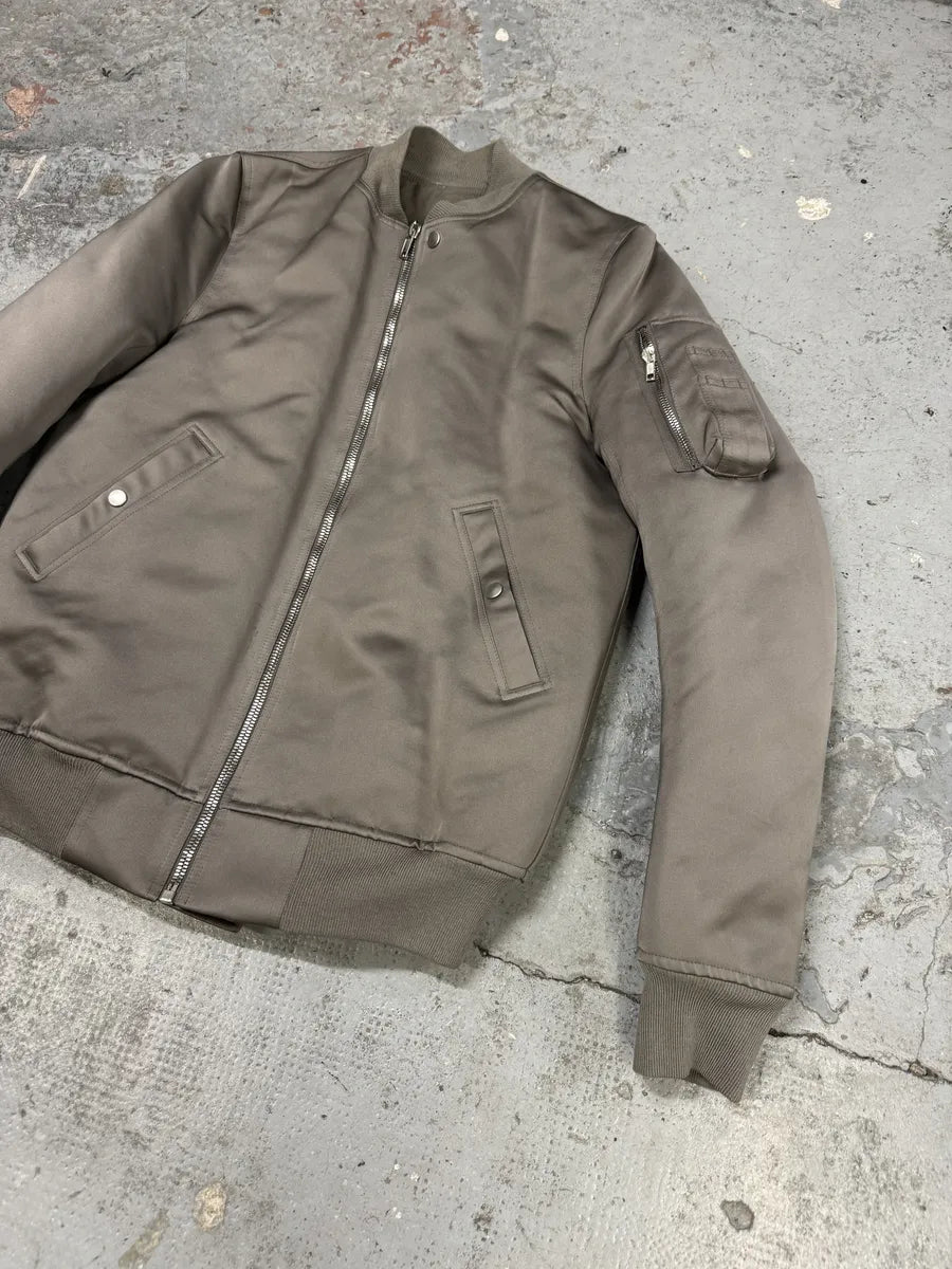 Rick Owens Grey Astro Bomber Jacket niekCWn 6