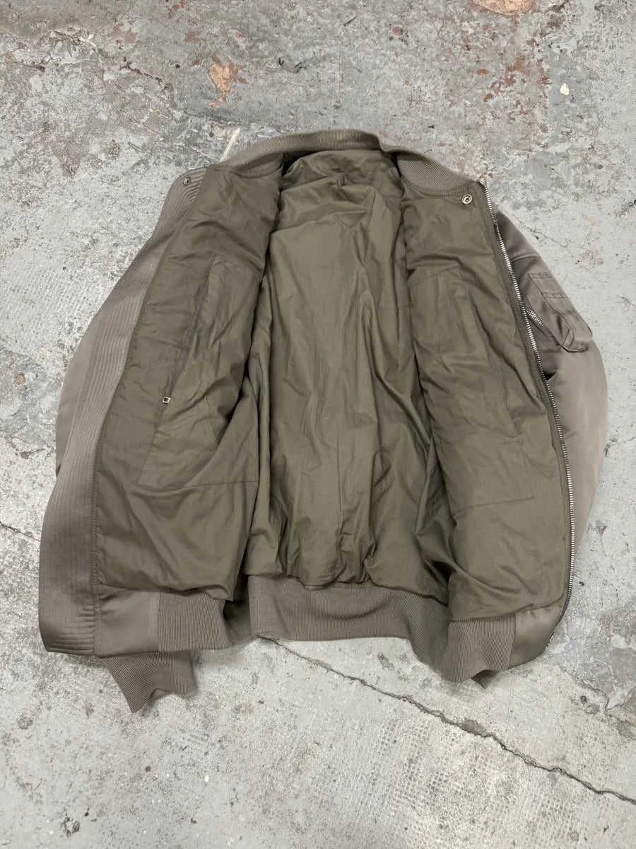 Rick Owens Grey Astro Bomber Jacket niekCWn 7