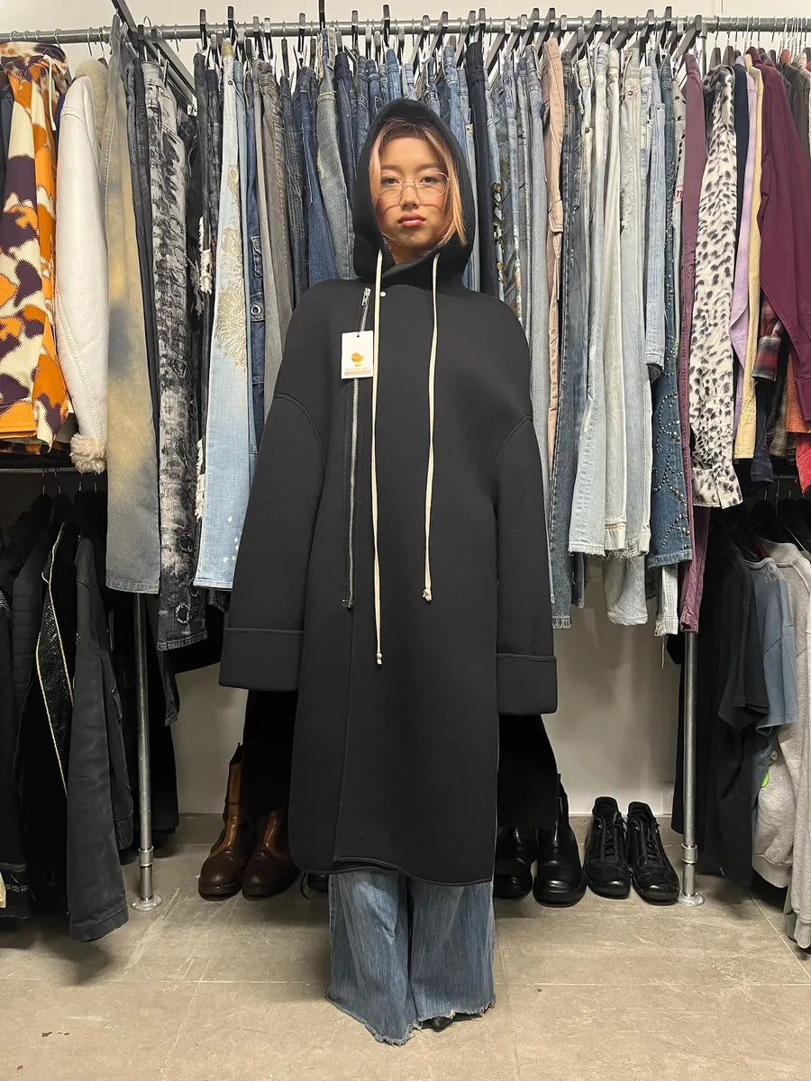 Rick Owens Lilies Black Long Dark Destructured Jacket qFzekrx 1