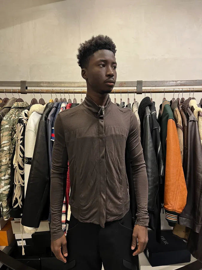 Rick Owens Lilies Brown Zip-up Sweater mlfqGxJ 0