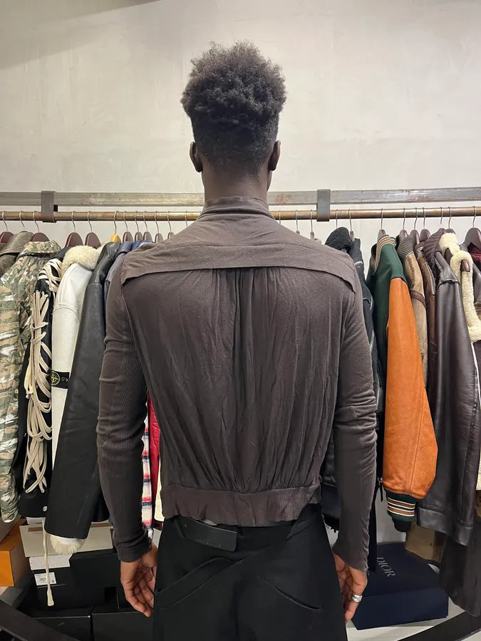 Rick Owens Lilies Brown Zip-up Sweater mlfqGxJ 2