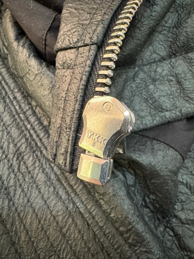 Rick Owens Mollino Asymmetrical Black Leather Jacket (M) MyRTpIX 10