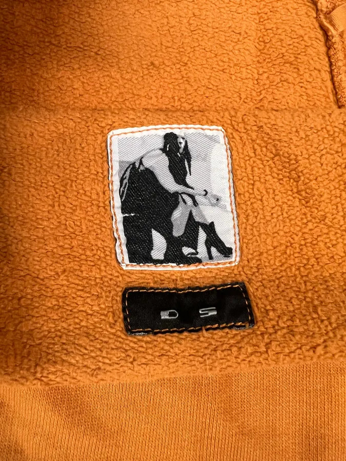 Rick Owens Orange Minimalist Crewneck OfdNyFA 3