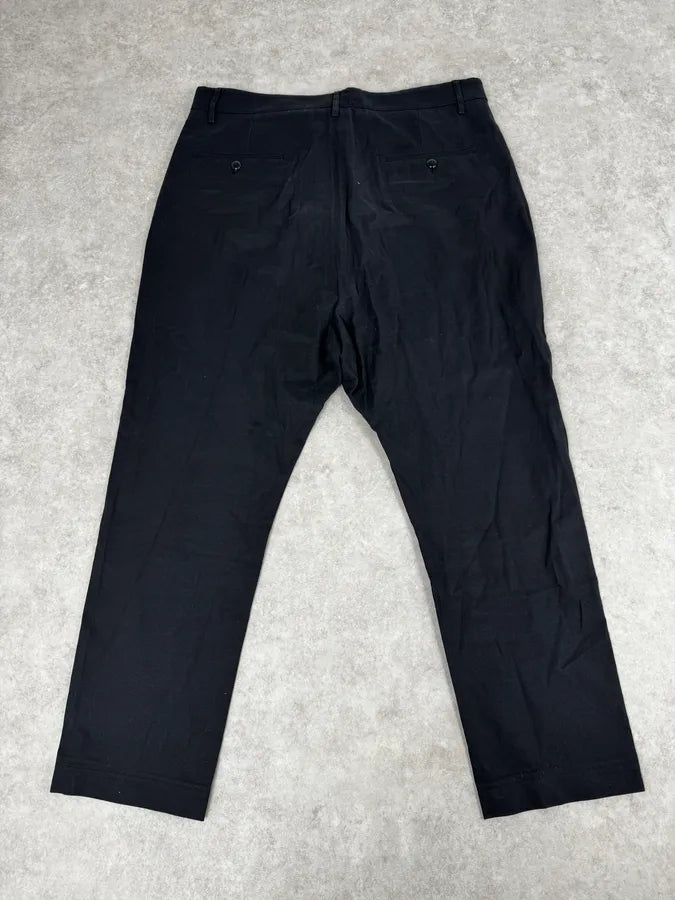 SS2015 Rick Owens Black Classy Pants SUoUTqp 4