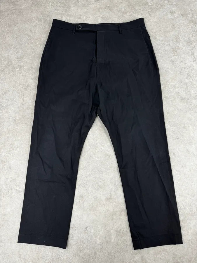 SS2015 Rick Owens Black Classy Pants SUoUTqp 0