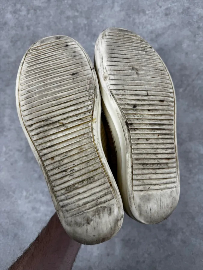 Rick Owens Ramones Yellow Low Corduroy Sneakers VRnChUQ 5