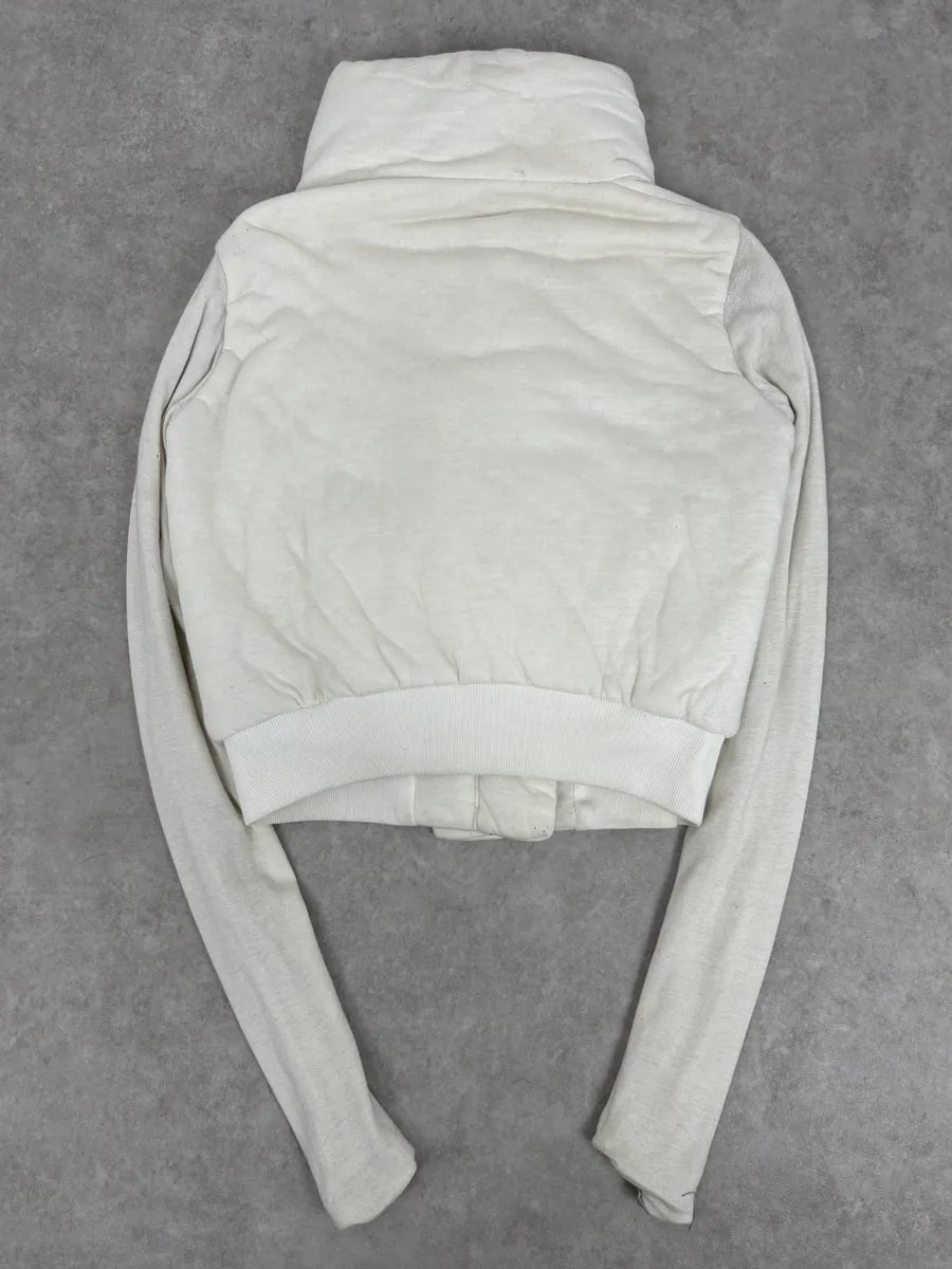 Rick Owens Uues White Hybrid Bomber Jacket SjqyjFt 6