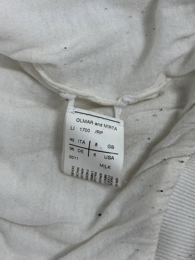 Rick Owens Uues White Hybrid Bomber Jacket SjqyjFt 9