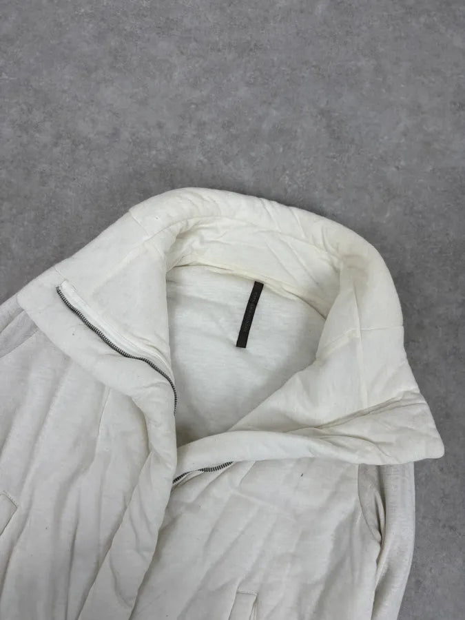 Rick Owens Uues White Hybrid Bomber Jacket SjqyjFt 4