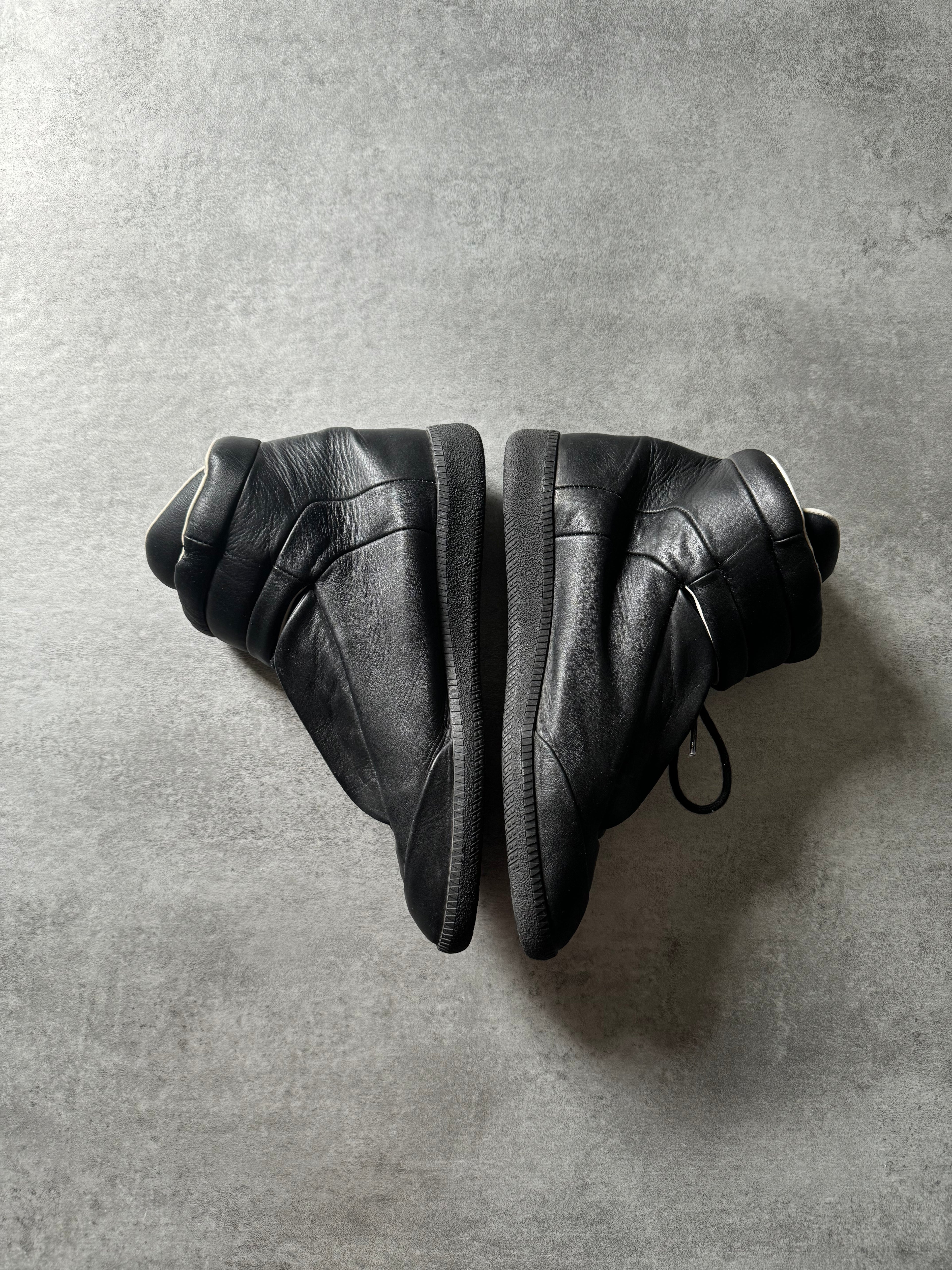 メゾン マルジェラ フューチャー ハイ レザー ブラック (40eu