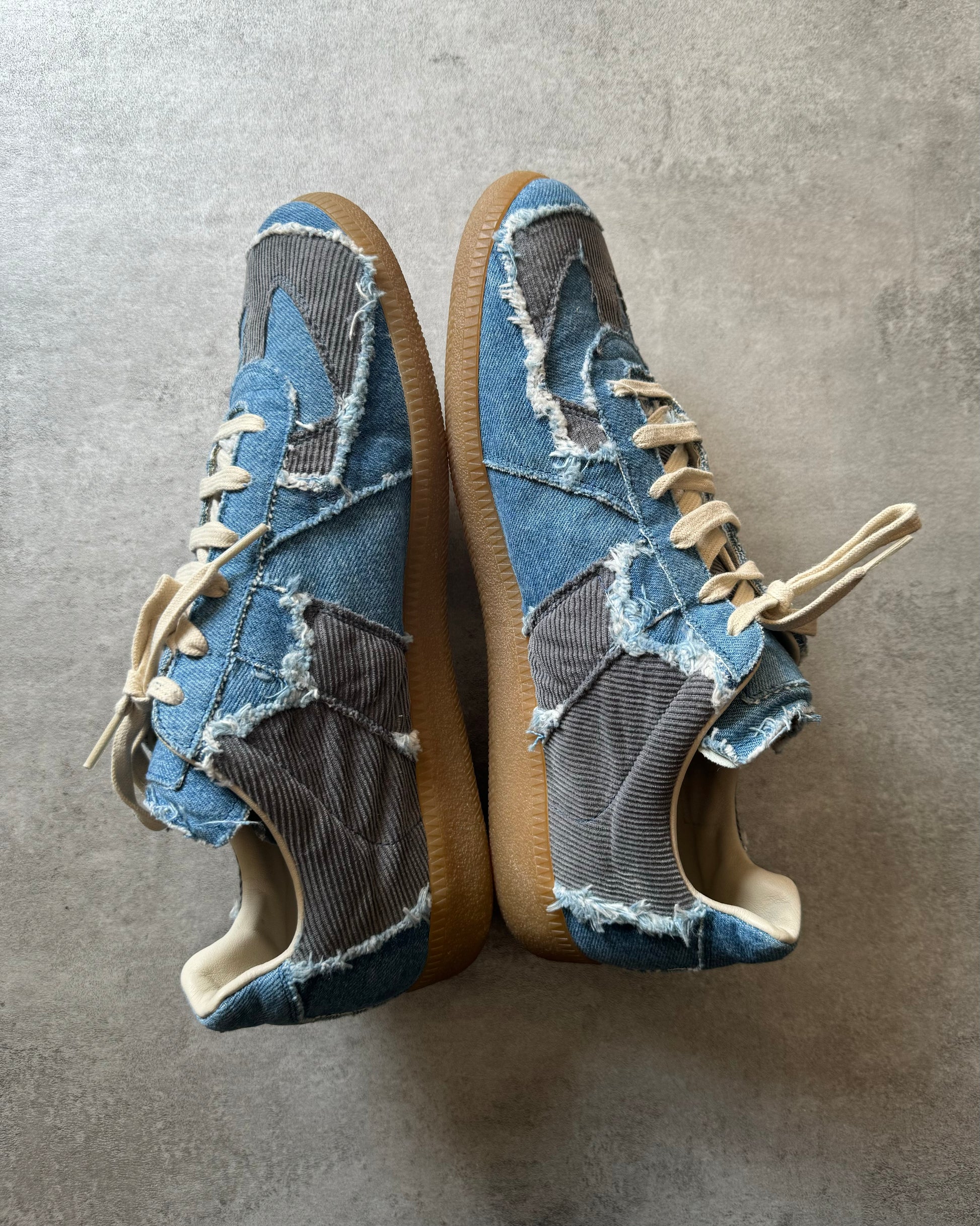 AW2017 Maison Margiela Replica Washed Denim Patchwork Shoes (44) - 4