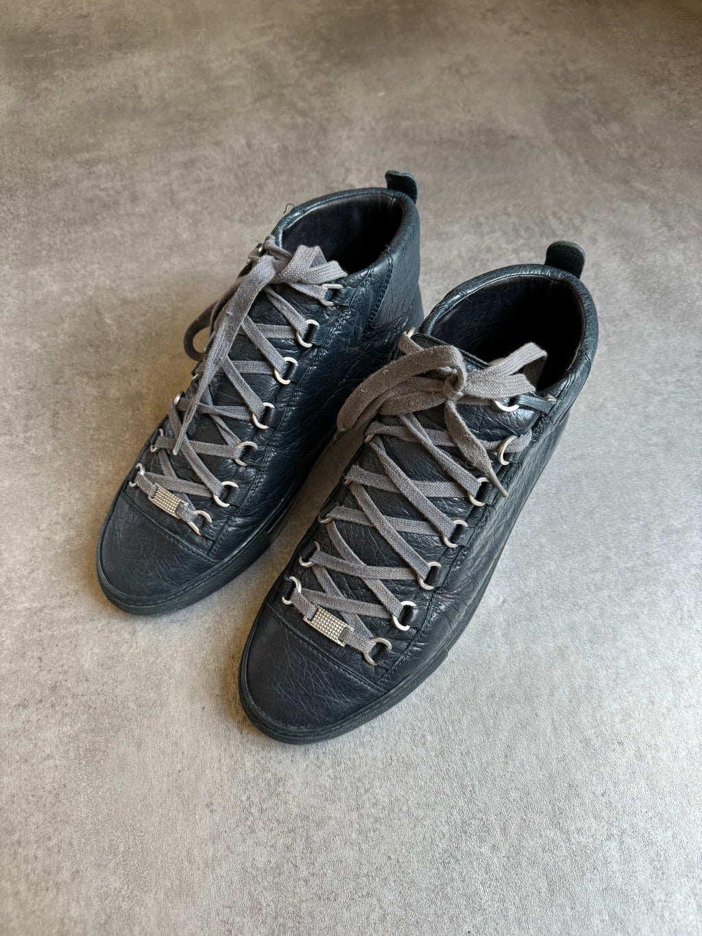 Balenciaga Arena High Blue Leather (40) - 7