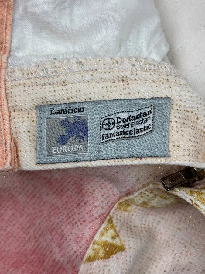 SS2001 Roberto Cavalli Faded Pink Floral Desi Princess Pants IpqOqqV 12
