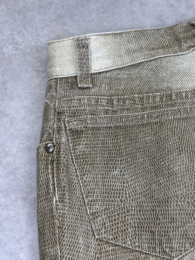 SS2002 Roberto Cavalli Beige Sand Gradient Pants AxAUIRq 7