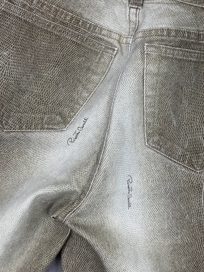 SS2002 Roberto Cavalli Beige Sand Gradient Pants AxAUIRq 9