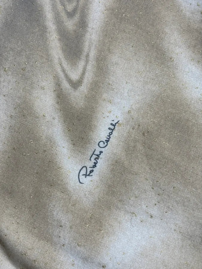 SS2001 Roberto Cavalli Beige Cotton Tie-Dye Jeans gTjnNKT 11