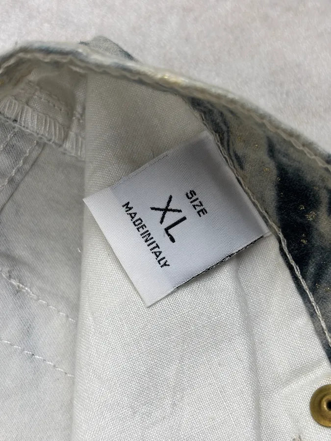 SS2001 Roberto Cavalli Beige Cotton Tie-Dye Jeans gTjnNKT 13