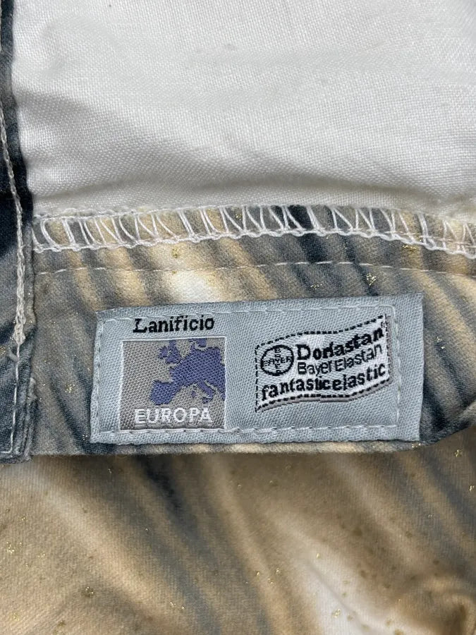 SS2001 Roberto Cavalli Beige Cotton Tie-Dye Jeans gTjnNKT 14