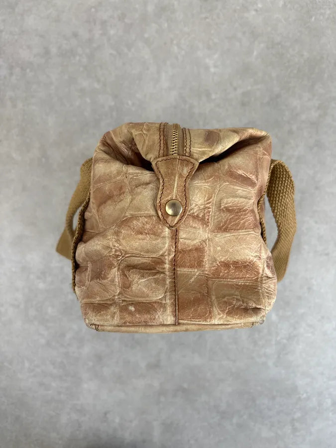 Roberto Cavalli Beige Crocodile Effect Bag LXceVpO 4