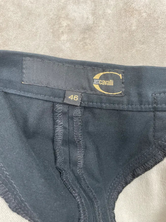 2000s Cavalli Black Fire Magma Pants PiezIOa 9