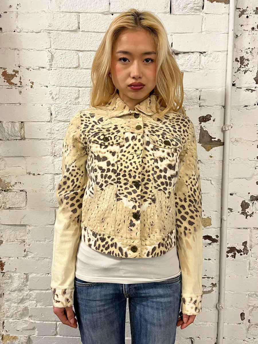 Roberto Cavalli Beige Leopard Jacket  LHlyKPf 1