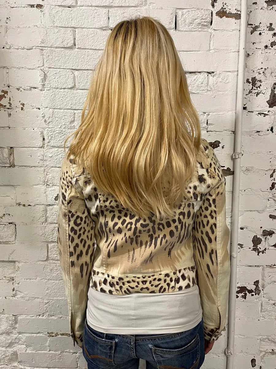 Roberto Cavalli Beige Leopard Jacket  LHlyKPf 2