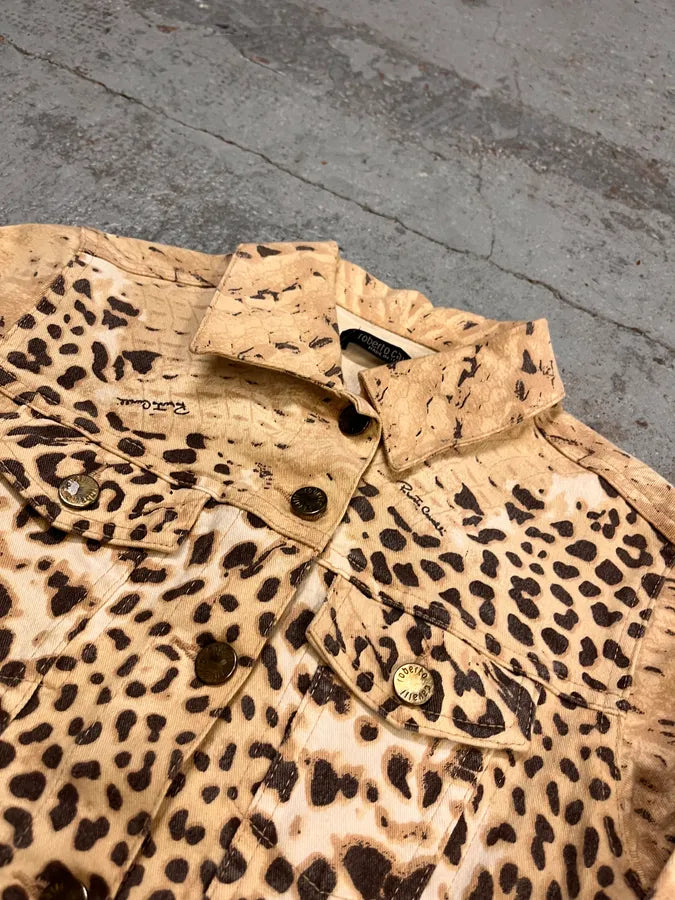 Roberto Cavalli Beige Leopard Jacket  LHlyKPf 4