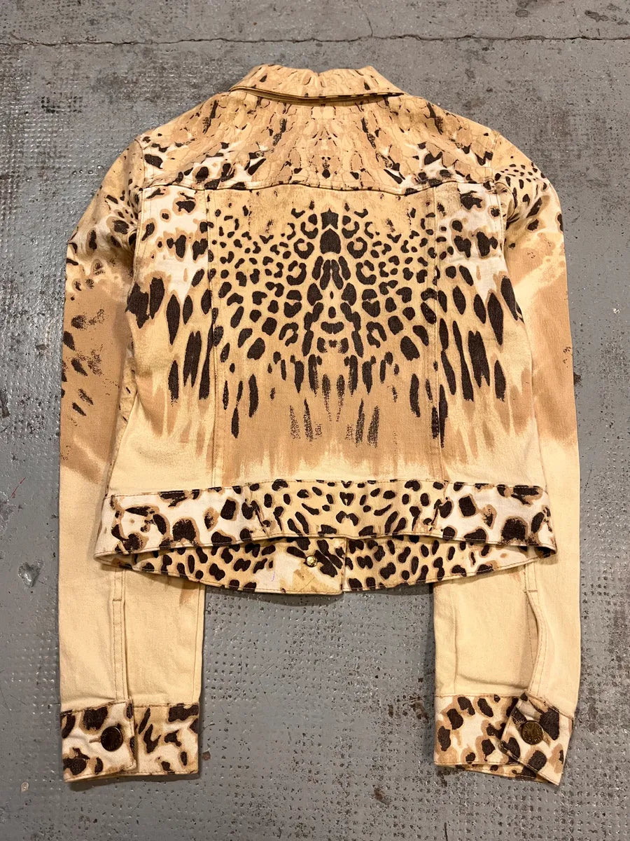 Roberto Cavalli Beige Leopard Jacket  LHlyKPf 6