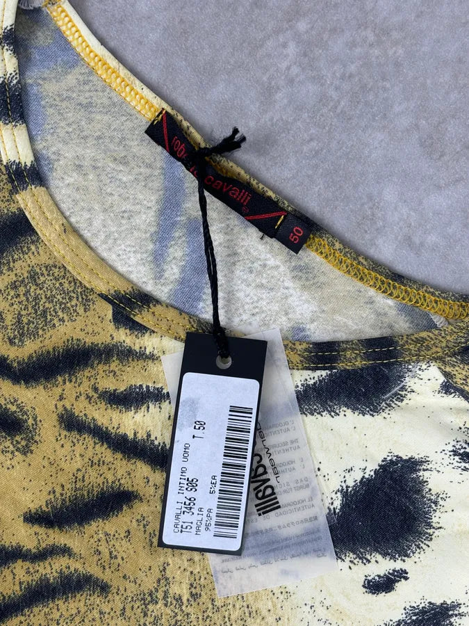 Roberto Cavalli Gold Zebra Savage Longsleeve WwYUuIQ 6