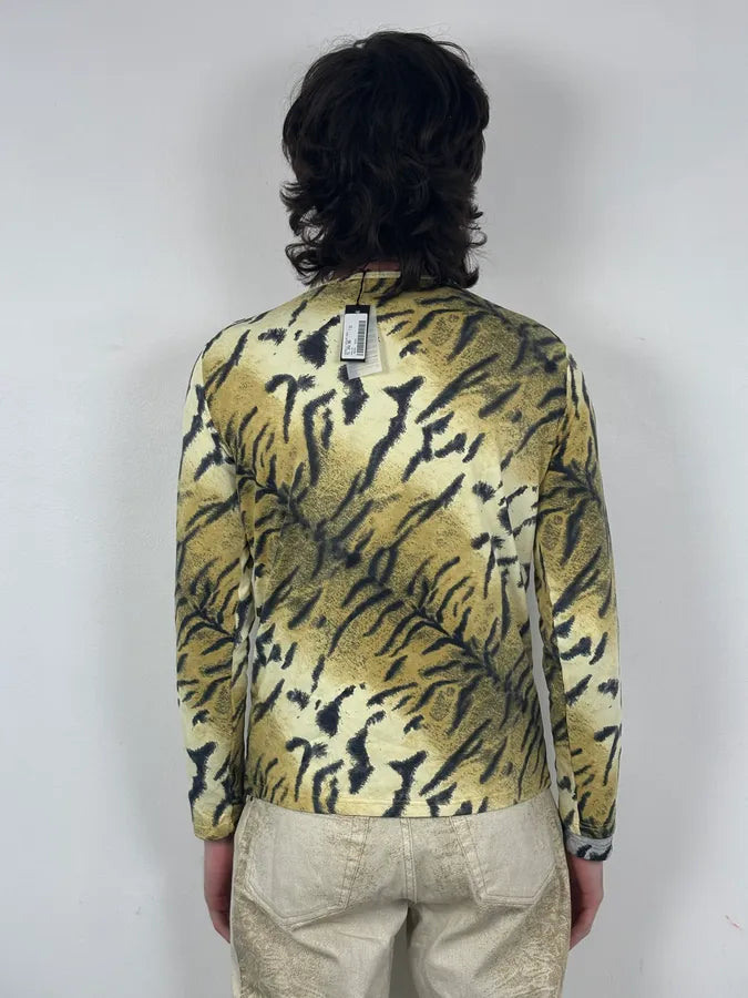 Roberto Cavalli Gold Zebra Savage Longsleeve WwYUuIQ 2