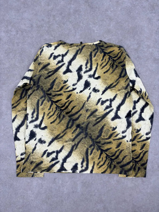 Roberto Cavalli Gold Zebra Savage Longsleeve WwYUuIQ 4