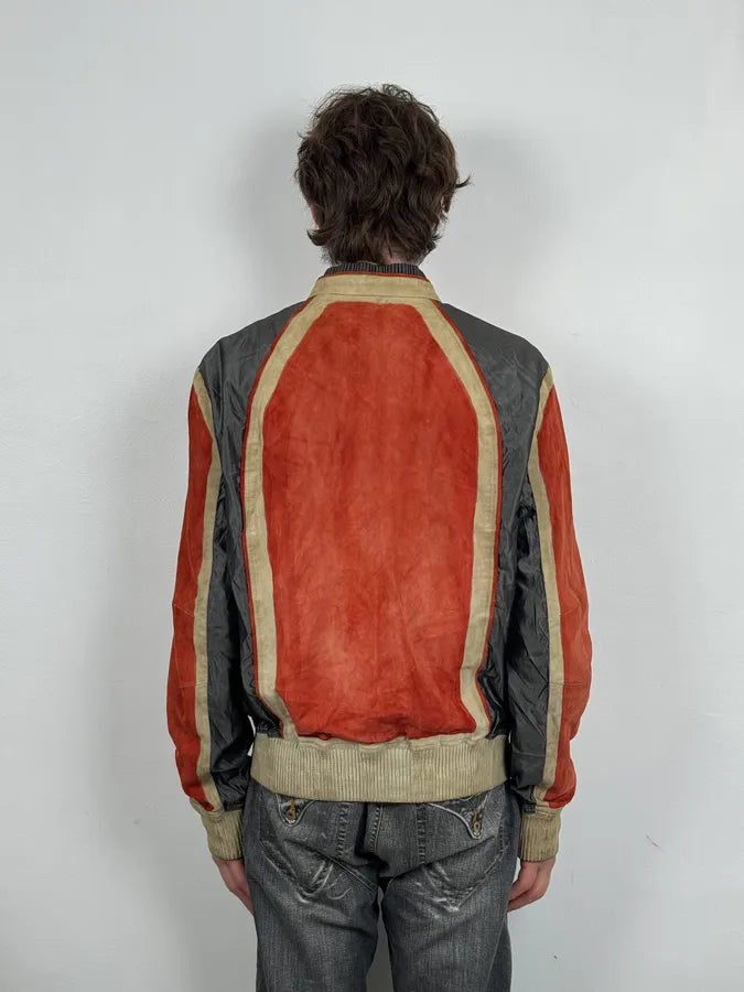 Roberto Cavalli Biker Suede Calf Leather Jacket paXxefh 2