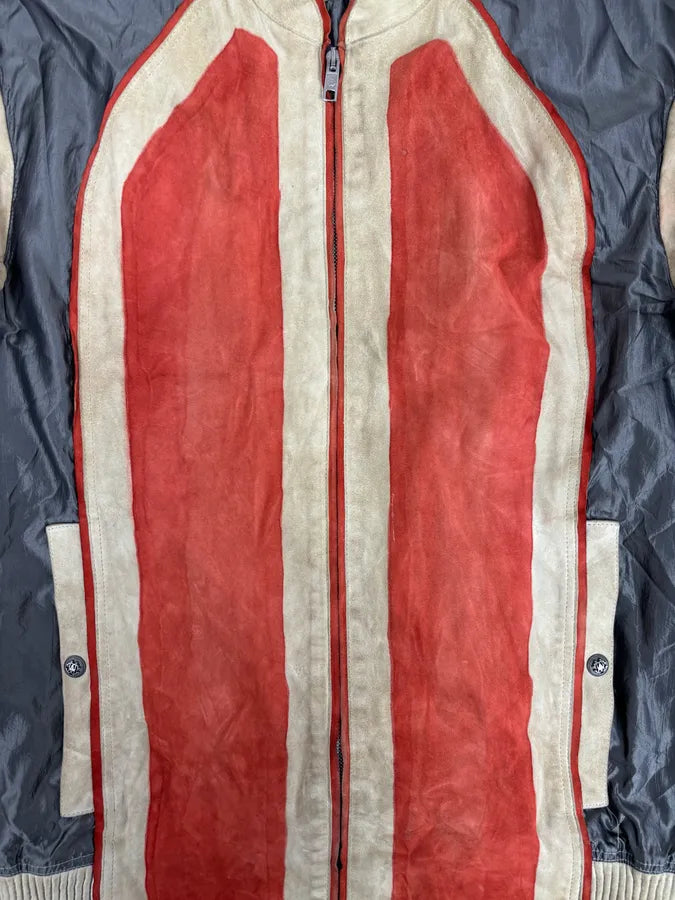 Roberto Cavalli Biker Suede Calf Leather Jacket paXxefh 7