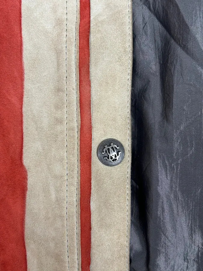 Roberto Cavalli Biker Suede Calf Leather Jacket paXxefh 8