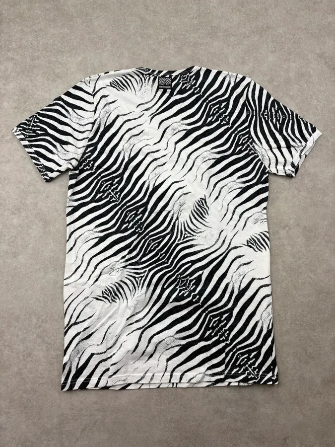 2000s Roberto Cavalli Black & White Zebra T-Shirt zFZLKSE 5