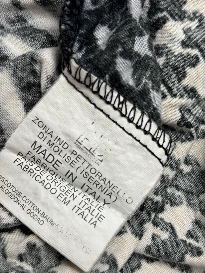 SS2001 Cavalli Psycho Multi-Patterned T-Shirt TNbOqxh 9