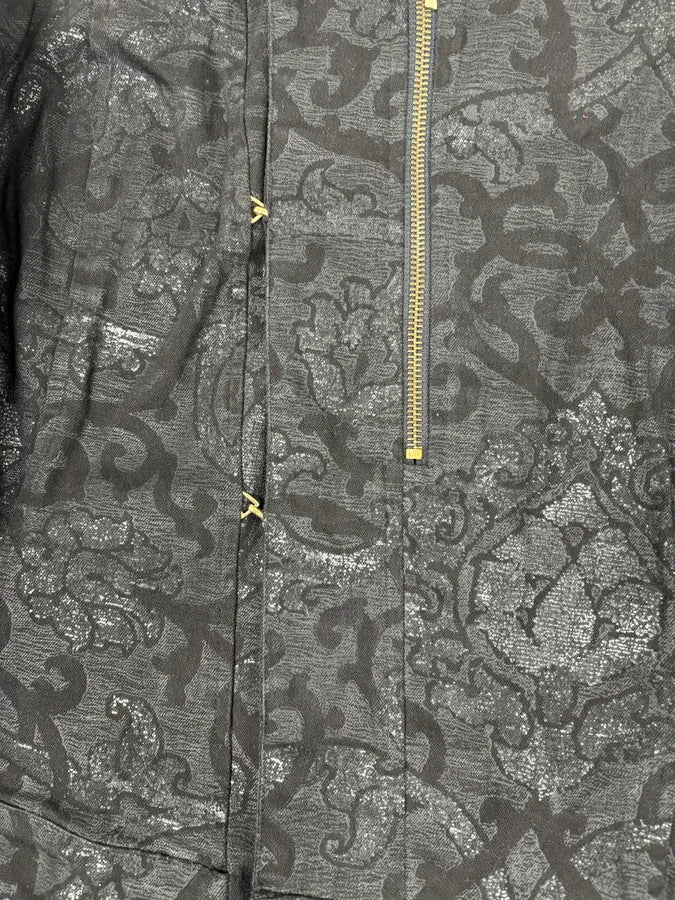 2000s Roberto Cavalli Black Obscure Damask Jacket GYrLQcf 8