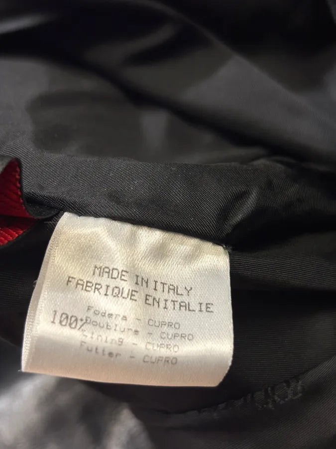 Roberto Cavalli Black Leather Embroidered Pants oceFInP 10