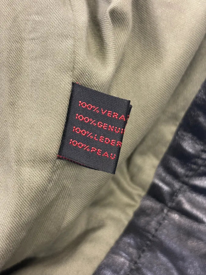 2000s Roberto Cavalli Black Leather Premium Trench Coat uUGaGPj 9