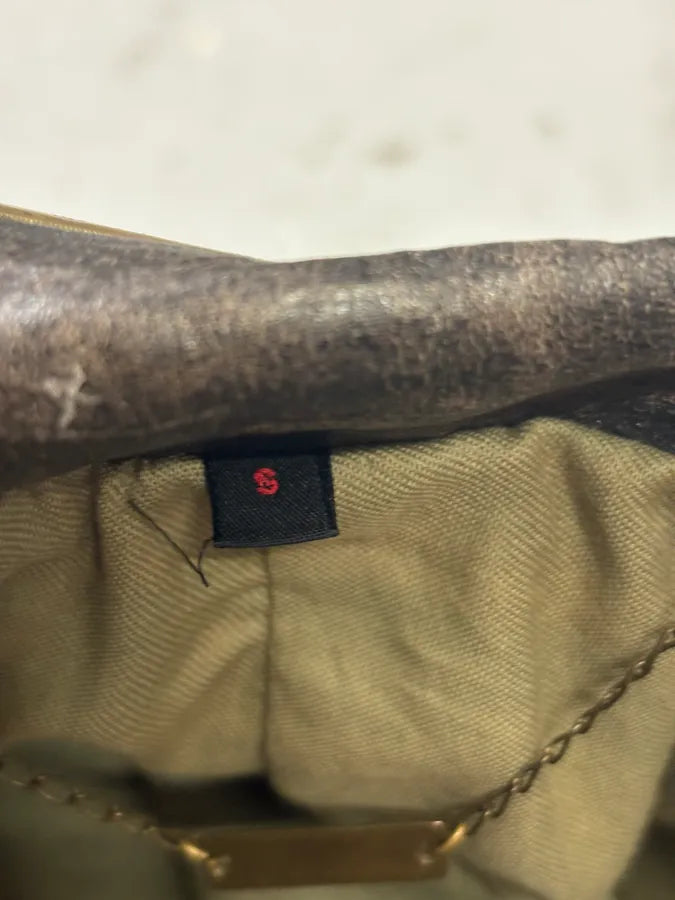 2000s Roberto Cavalli Black Leather Premium Trench Coat uUGaGPj 8