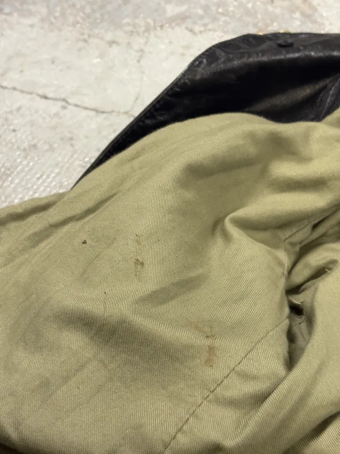 2000s Roberto Cavalli Black Leather Premium Trench Coat uUGaGPj 12