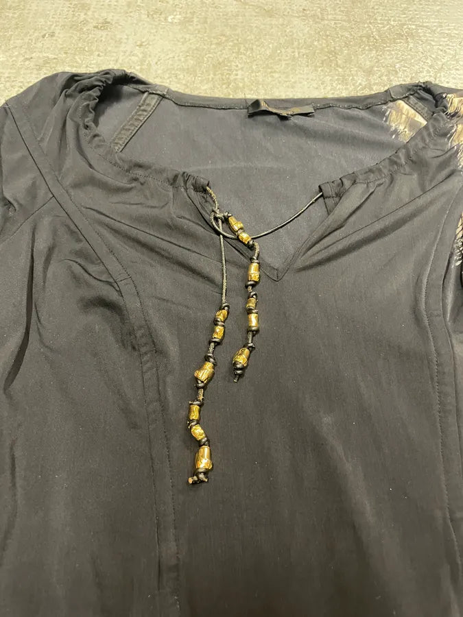 Roberto Cavalli Black Leopard Faded Long Dress OswrBBU 7