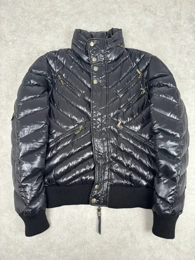 AW2008 Cavalli Black Quilted Puffer Jacket YJHiSMO 0