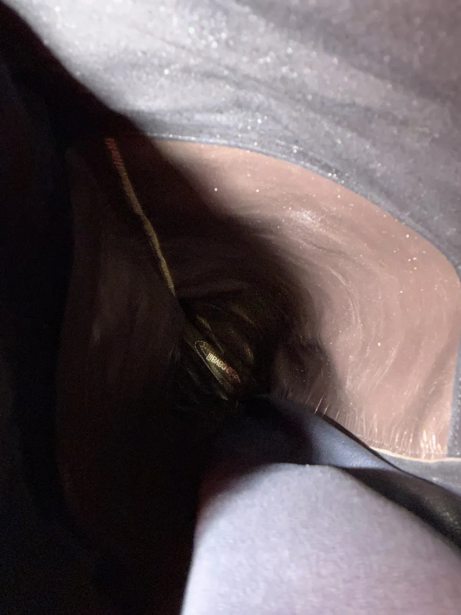 Roberto Cavalli Black Python Leather Ankle Boots zTxxHKJ 5