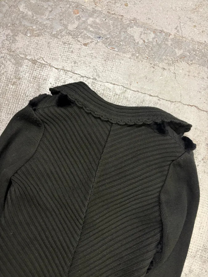 2000s Roberto Cavalli Black Wool Embroidered Blazer Jacket vvROfRH 5