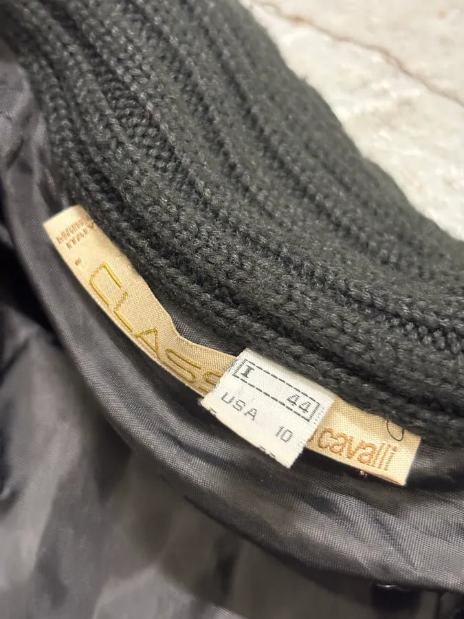 2000s Roberto Cavalli Black Wool Embroidered Blazer Jacket vvROfRH 8