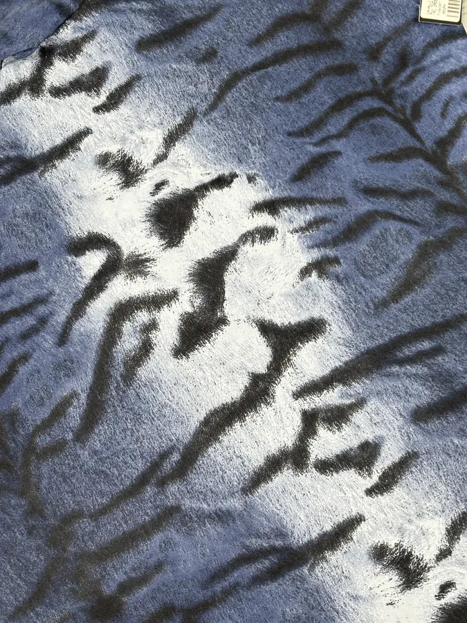Roberto Cavalli Blue Zebra Savage T-Shirt afqjKYY 6