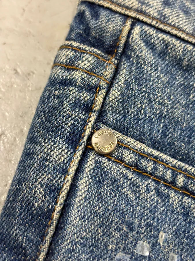 2000s Roberto Cavalli Blue Denim Sequin Flared Jeans yeyBibM 8